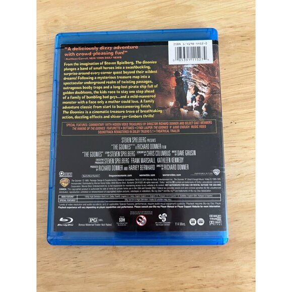 The Goonies Blu-Ray Adventure Film 1985 Josh Brolin Sean Astin Pre-Owned - Picture 4 of 4